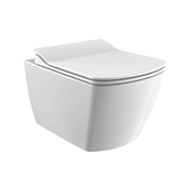 Elegant Rim-Off λεκάνη με κάλλυμα slim 51cm