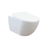 rim off rimless λεκάνη με κάλλυμα slim 51cm
