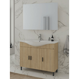 luna 100 slavonia oak έπιπλο μπάνιου