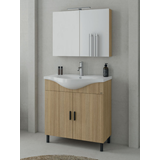luna 80 slavonia oak έπιπλο μπάνιου