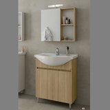 alfa 65 slavonia oak set έπιπλο μπάνιου