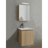 verona 40 slavonia oak set έπιπλο μπάνιου