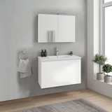 verona 75 white set έπιπλο μπάνιου