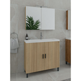 roma 80 slavonia oak set έπιπλο μπάνιου
