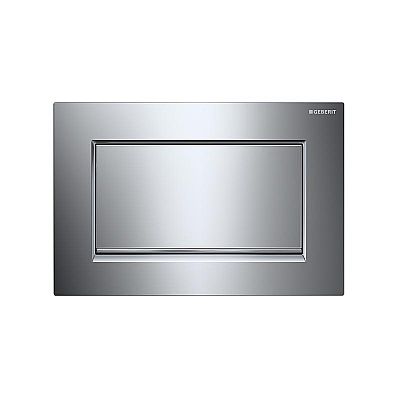 sigma 30 single flush  Χρωμε γυαλ/ματ/γυαλιστερό - geberit