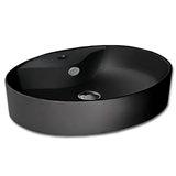 ovalina black 52x43x14cm