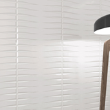 palmaria white 7,5x30 glossy rel deco