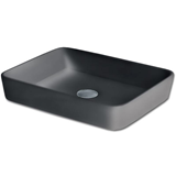 lungo como grey mat 48,5x37,5x14 νιπτήρας επικαθήμενος