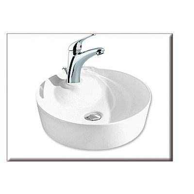 vera white Ø43,5x13cm νιπτήρας επικαθήμενος