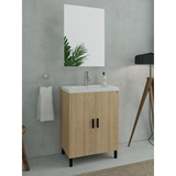 slim roma 70 slavonia oak set έπιπλο μπάνιου