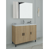 slim roma 100 slavonia oak set έπιπλο μπάνιου