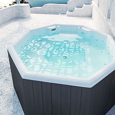 medusa spa 1,95x1,95 υδρομασάζ