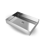 νιπτήρας πάγκου inox pvd 55x38x10cm