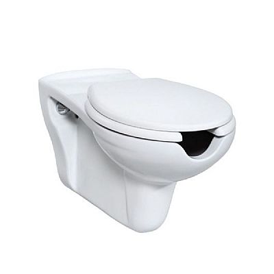 λεκάνη αμέα σετ 67,8cm με εγκοπή κρεμαστη BD320