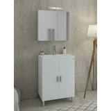 roma 60 white set έπιπλο μπάνιου