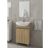 alfa 50 slavonia oak set έπιπλο μπάνιου