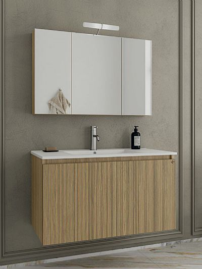 verona 90 slavonia oak & strada set έπιπλο