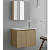 verona 55 slavonia oak & strada set έπιπλο μπάνιου