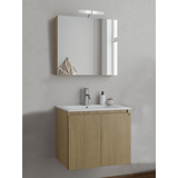 verona 60 slavonia oak & strada set έπιπλο μπάνιου