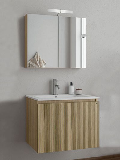 verona 75 slavonia oak & strada set έπιπλο