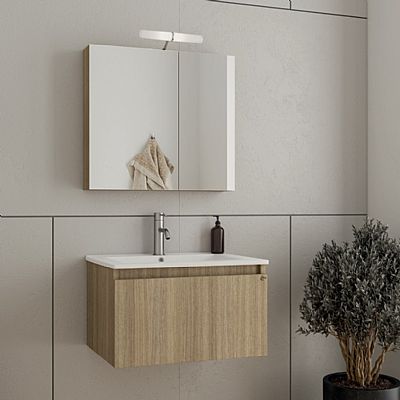 liberty 75 slavonia oak set έπιπλο μπάνιου
