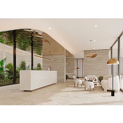 travertino wall sand 40x120 matt rett.