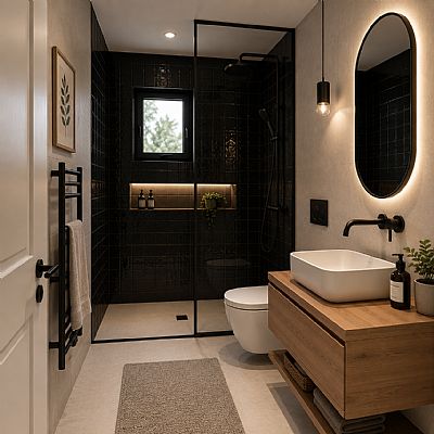 glossy black 20x20